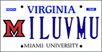 Proposed Virginia license plate