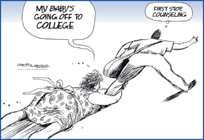 Colleges fear parental interference example essay