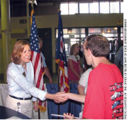 Ohio Secretary of State Jennifer Junk Brunner ’78