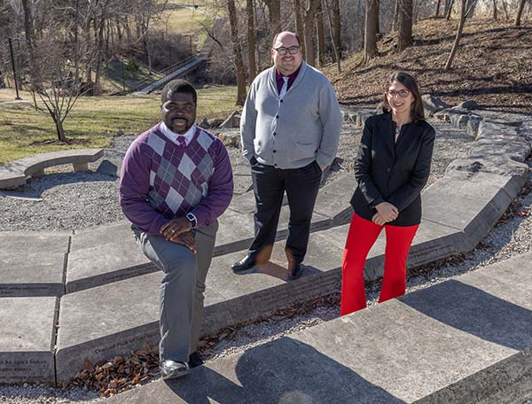 Samuel Kwapong, Hiram Ramirez and Cristina Alcalde