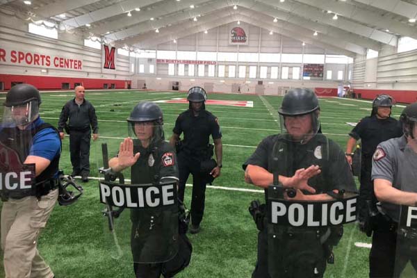 MUPD train to maintain safety and security