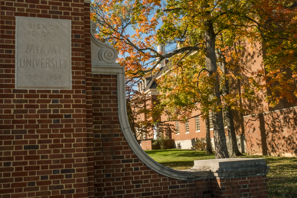 fall color on campus