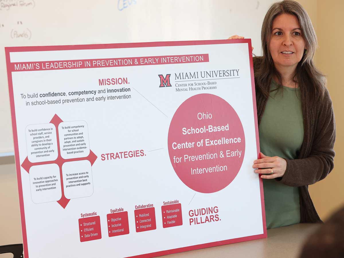 cricket meehan explains the guiding pillars for the ohio school-based center of excellence