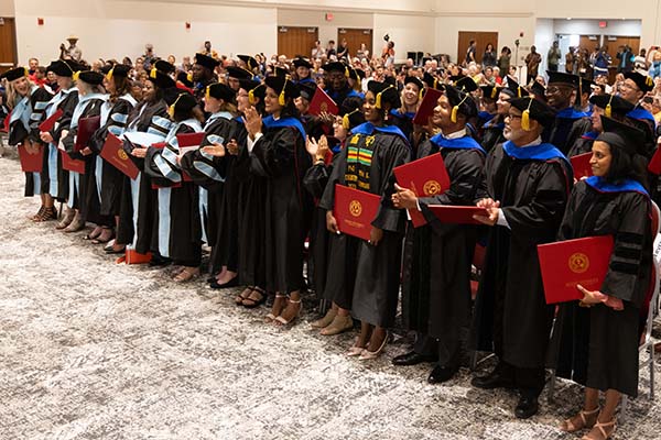 Doctoral hooding ceremony