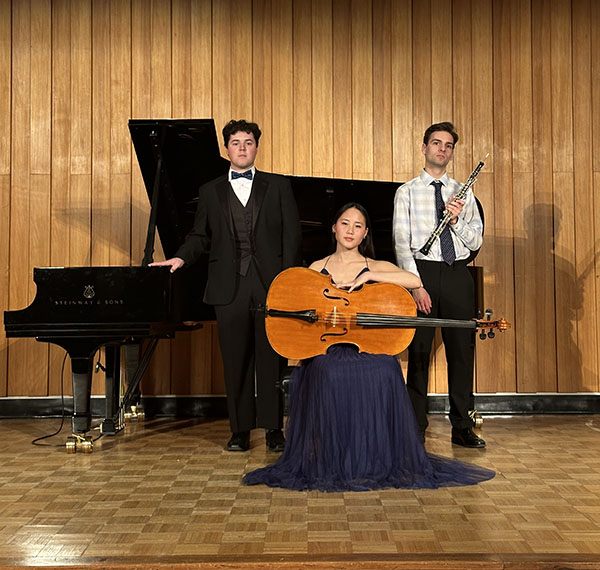 Eric Seidel, Theodora Bowne, and Cole Kubesch