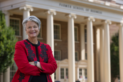  Jenny Darroch, dean of the Farmer School of Business