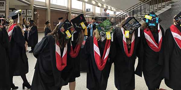 Project Dragonfly students at a past commencement ceremony