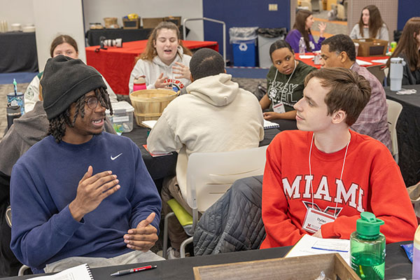 Miami University partnered with the Constructive Dialogue Institute for the recent Student Leader Dialogue Certification program.