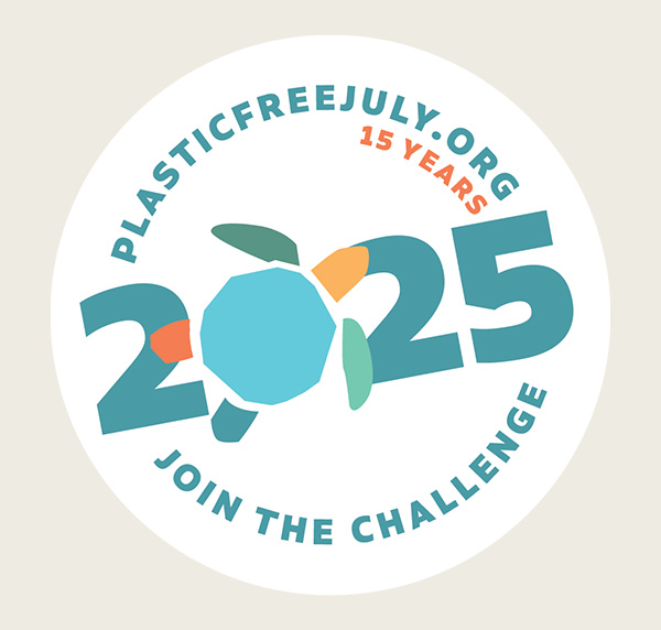 plastic free JUly 2025 badge