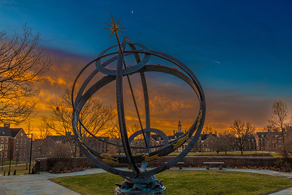 Sundial on Miami University's Oxford campus