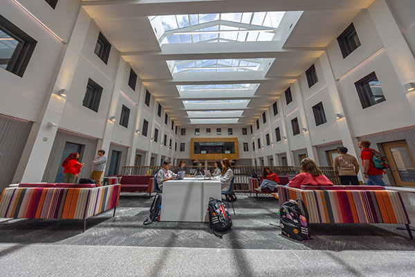 Bachelor Hall atrium